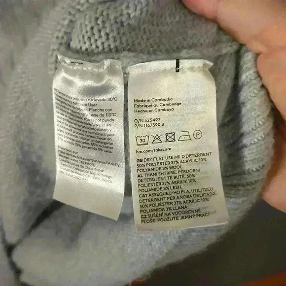 H&M Baby Blue Sweater Dress - Picture 6 of 7